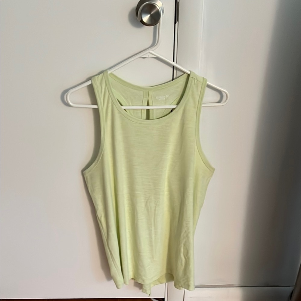 Old Navy Green Sleeveless Active Tank Top